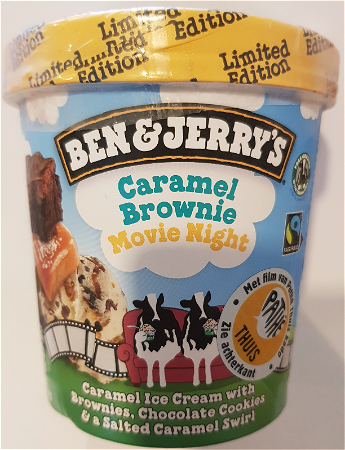 Ben & Jerry's Caramel Brownie movie nighr 465ml